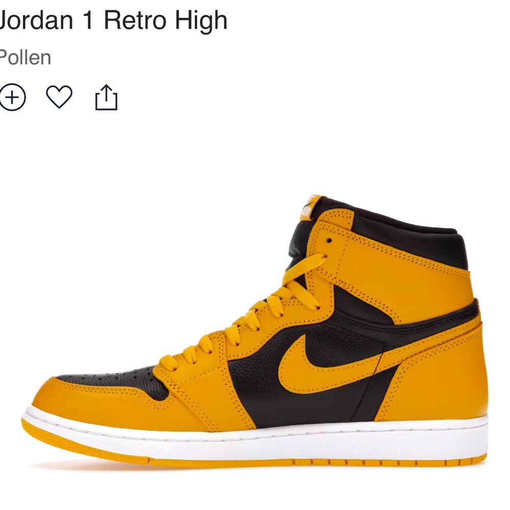 JORDAN 1 Retro high OG  : Pollen StockX verified